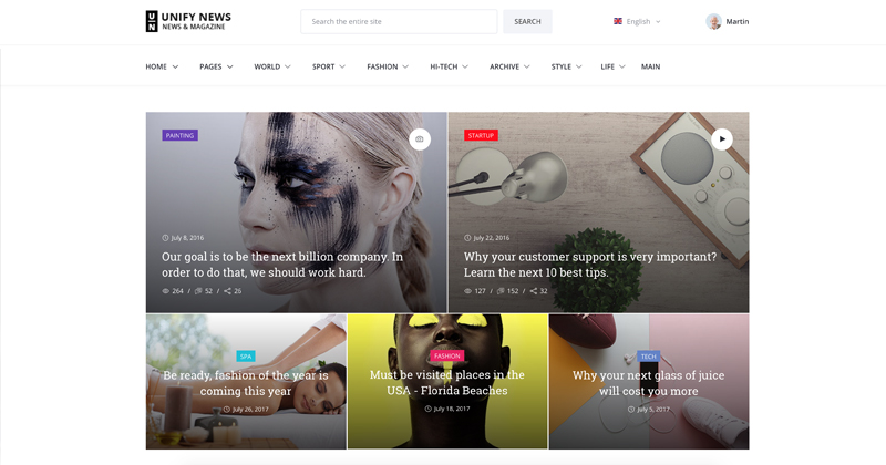 Blog & Magazine Demo